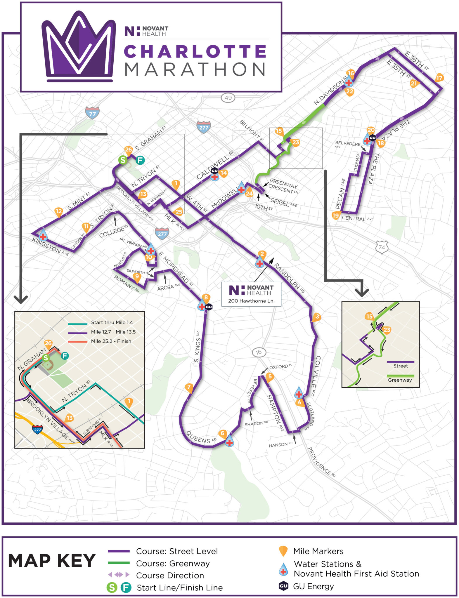 Races Charlotte Marathon, Half Marathon, Relay & 5K